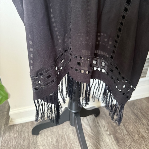 $580 ISABEL MARANT ETOILE Enery Embroidered Tunic Viscose Dress 38 / 6 - Picture 5 of 6